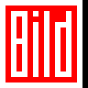 Bild, magnified