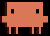 Claude mascot OK (Claude Usage), magnified