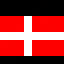 danishflag, magnified