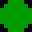 dark green, magnified