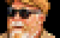 Delle, magnified