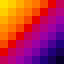 gradient, magnified