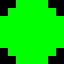 green, magnified