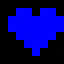 heart_blue, magnified