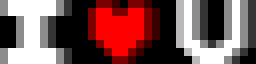 ILOVEU, magnified
