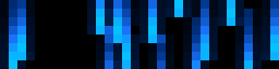 Matrixcode-Blue, magnified