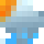 Mostly cloudy w/ flurries, magnified