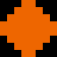 orange dot, magnified