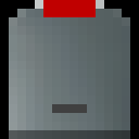 Peblar EV charger red blinking status, magnified