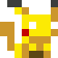 Pikachu, magnified