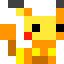 pikachu, magnified