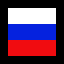 Russian flag, magnified