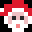 Santa, magnified