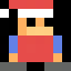 santa, magnified