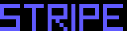 Stripe Logo, magnified
