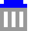 tonne-blau, magnified