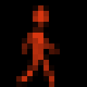 WalkingRed16, magnified