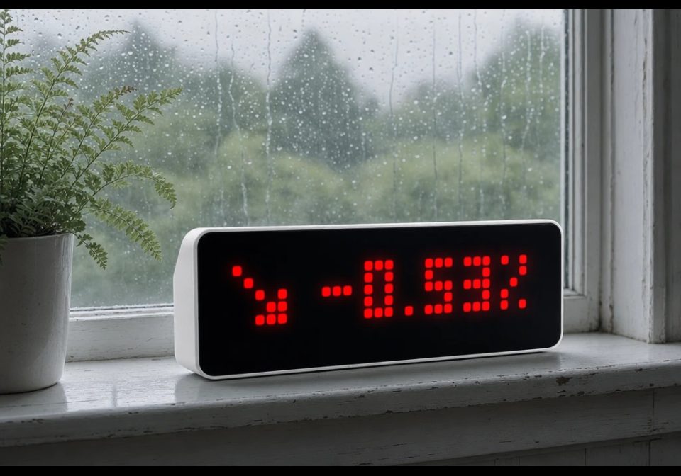 DAX Market shown on an AWTRIX display