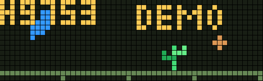 Dino Runner shown on an AWTRIX display