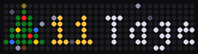 🎄 Weihnachts-Countdown / Christmas Countdown shown on an AWTRIX display