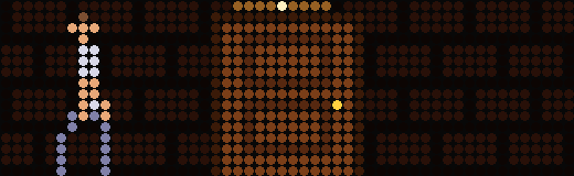 Toc Toc shown on an AWTRIX display
