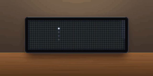 Beautiful Air shown on an AWTRIX display