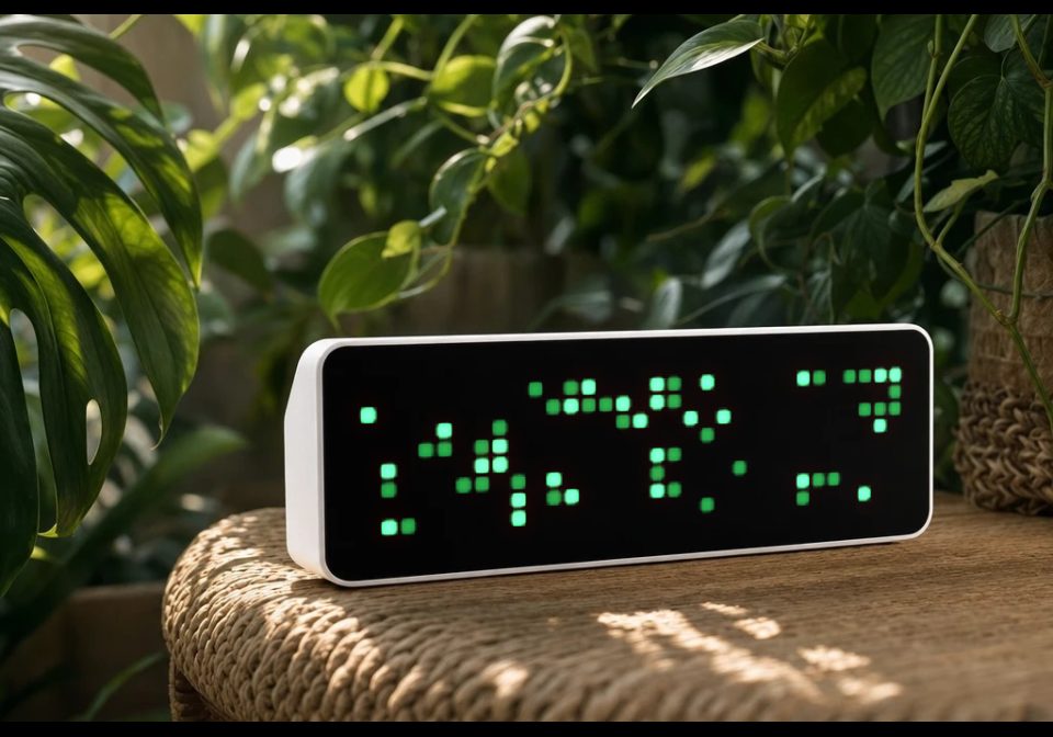 Primordial shown on an AWTRIX display