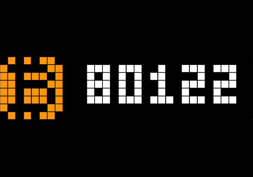 Bitcoin Price shown on an AWTRIX display