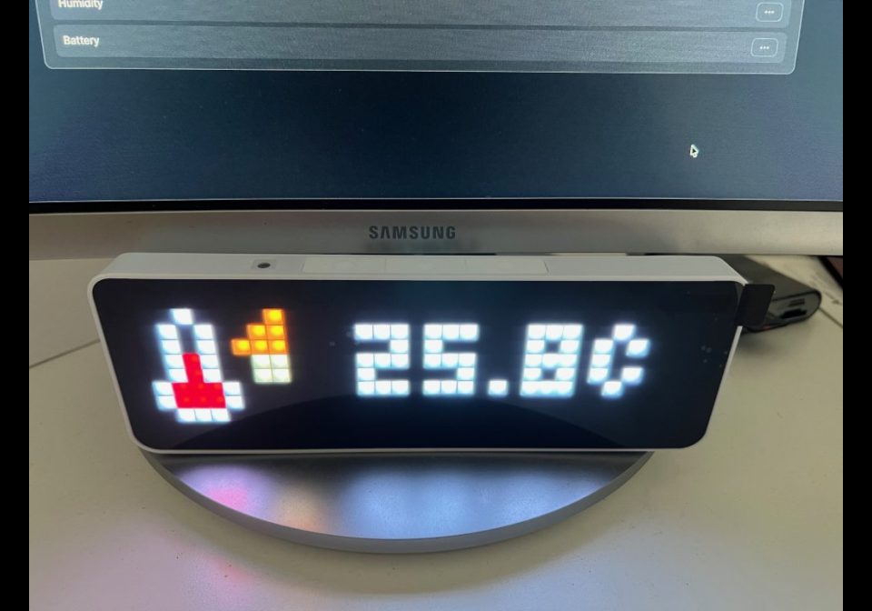 Ecowitt API WX Info shown on an AWTRIX display