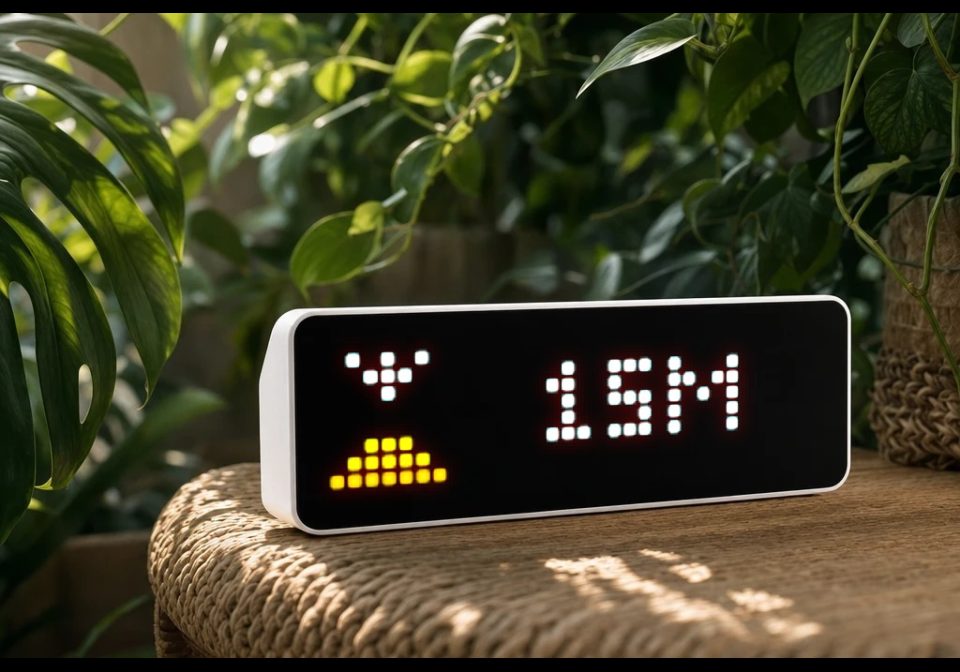 SunEvent: Sunrise & Sunset Countdown shown on an AWTRIX display