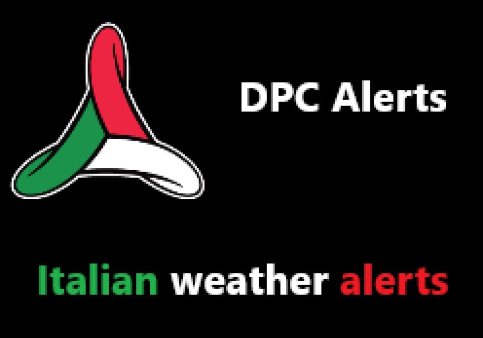 DPC alerts - Italian Civil Protection Department Weather Alerts shown on an AWTRIX display