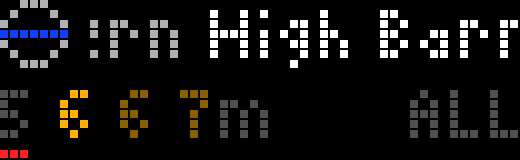 UK Railboard shown on an AWTRIX display
