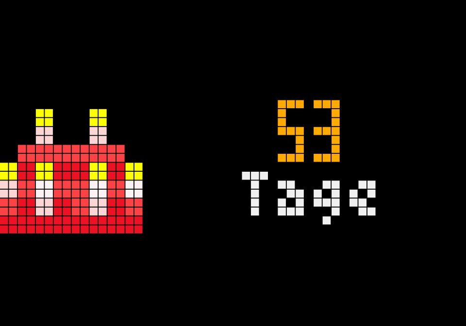 Countdown für TC002 shown on an AWTRIX display