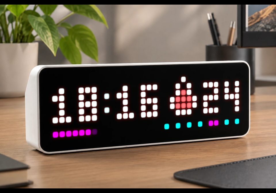 Anothertime shown on an AWTRIX display