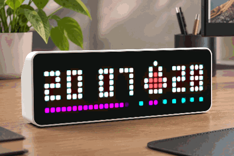 Anothertime shown on an AWTRIX display
