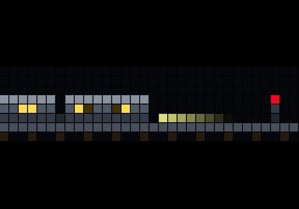 High Speed Train shown on an AWTRIX display