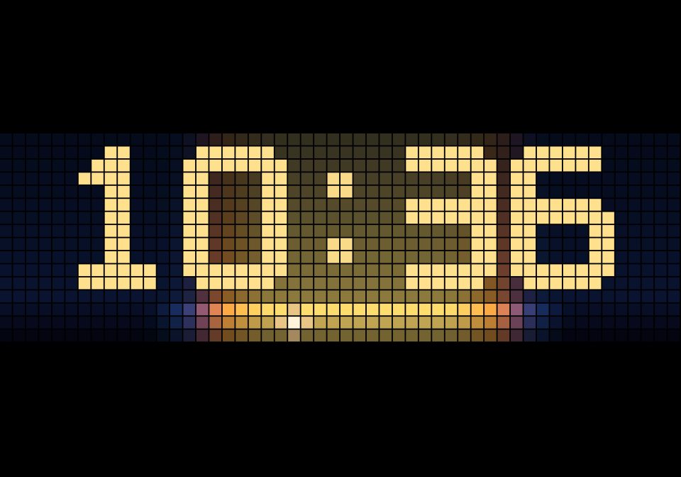 Solar Clock shown on an AWTRIX display