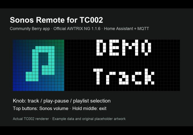 Sonos Remote for TC002