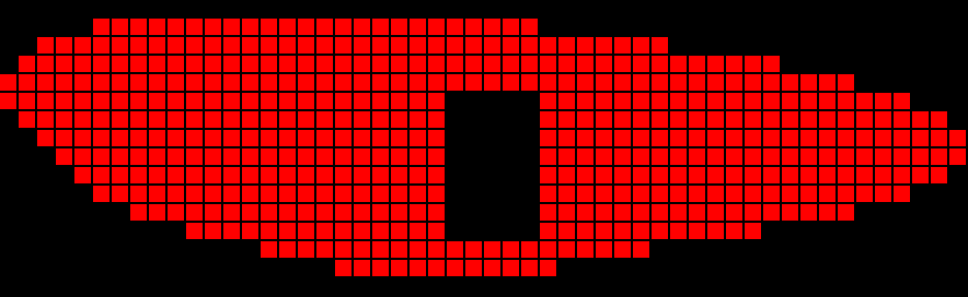 Monster-Eye left shown on an AWTRIX display