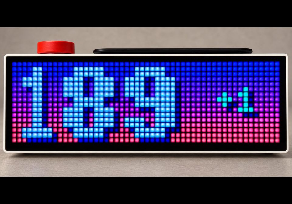 CGM Readings from Nightscout shown on an AWTRIX display