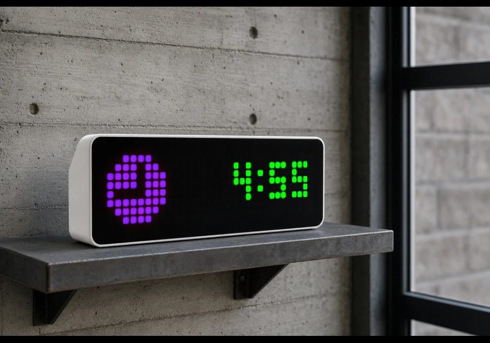 Standup Timer shown on an AWTRIX display