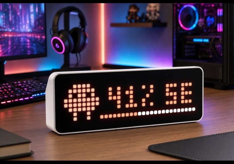 Awtrix NG – Claude Usage Display shown on an AWTRIX display