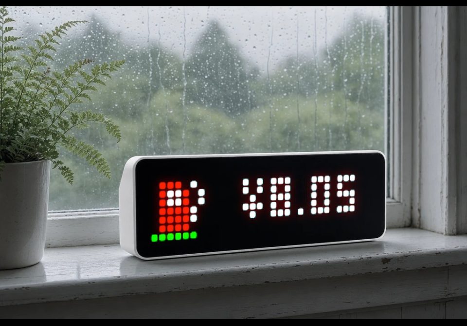 Gas Price (CN) shown on an AWTRIX display
