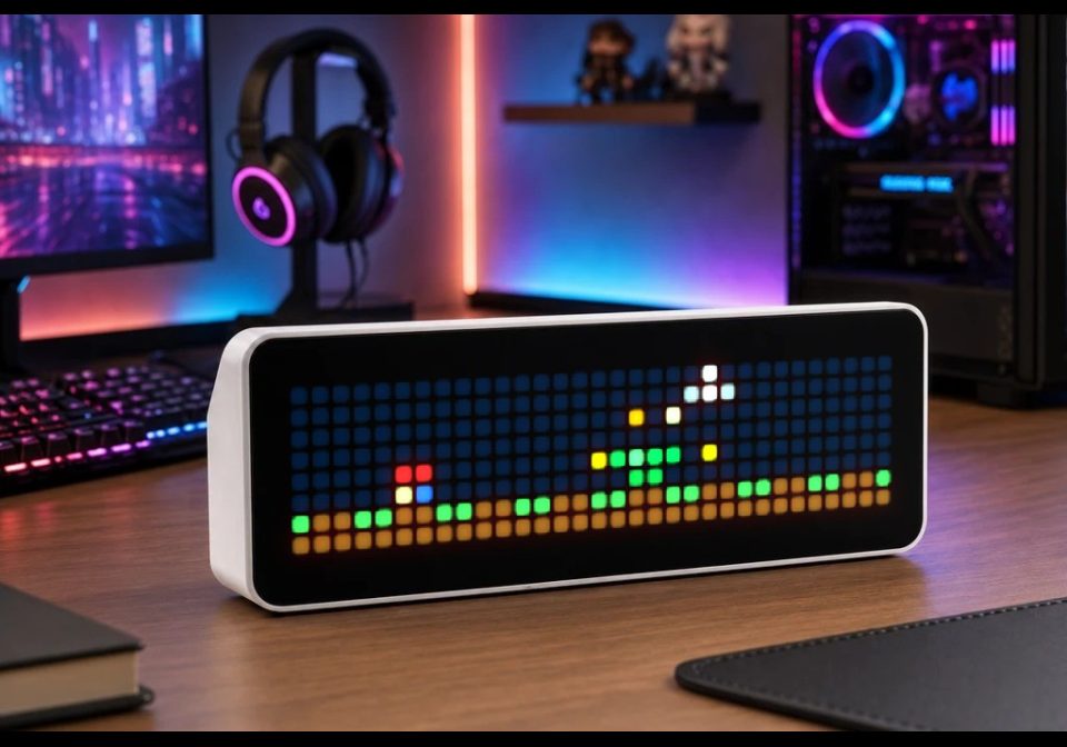 Pixel Plumber shown on an AWTRIX display