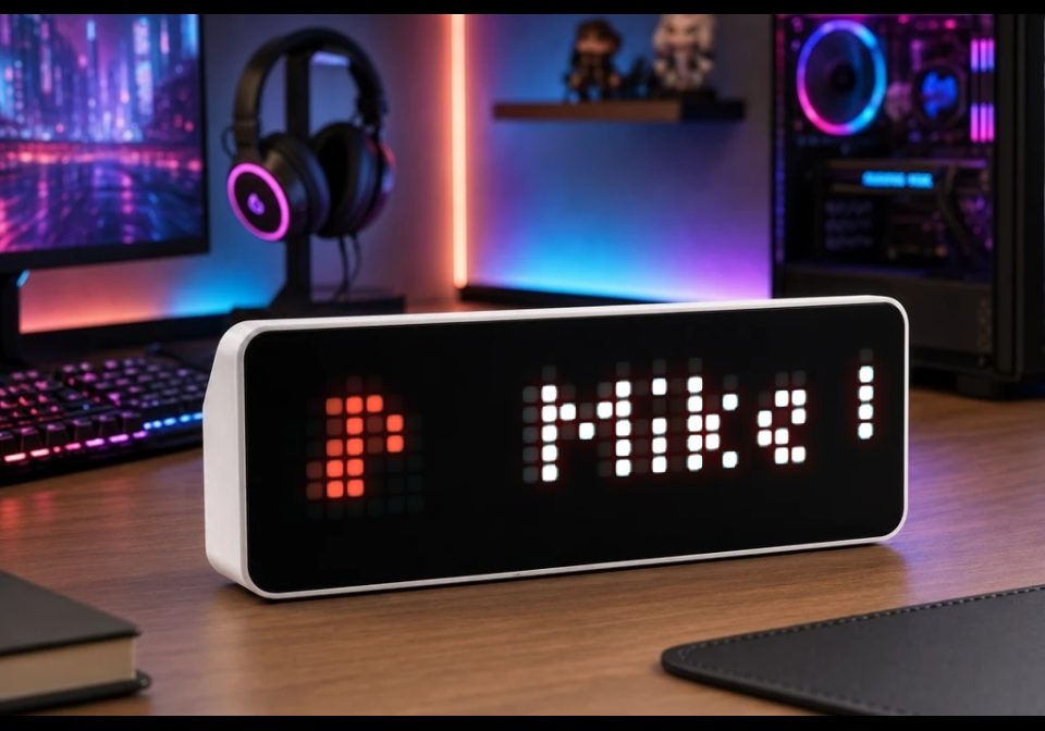 laut.fm Current Song shown on an AWTRIX display