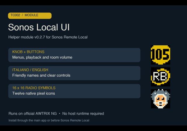 Sonos Local UI