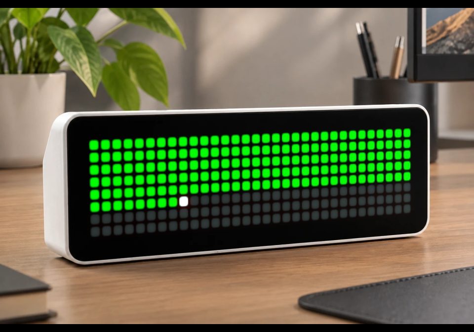 Days Left shown on an AWTRIX display
